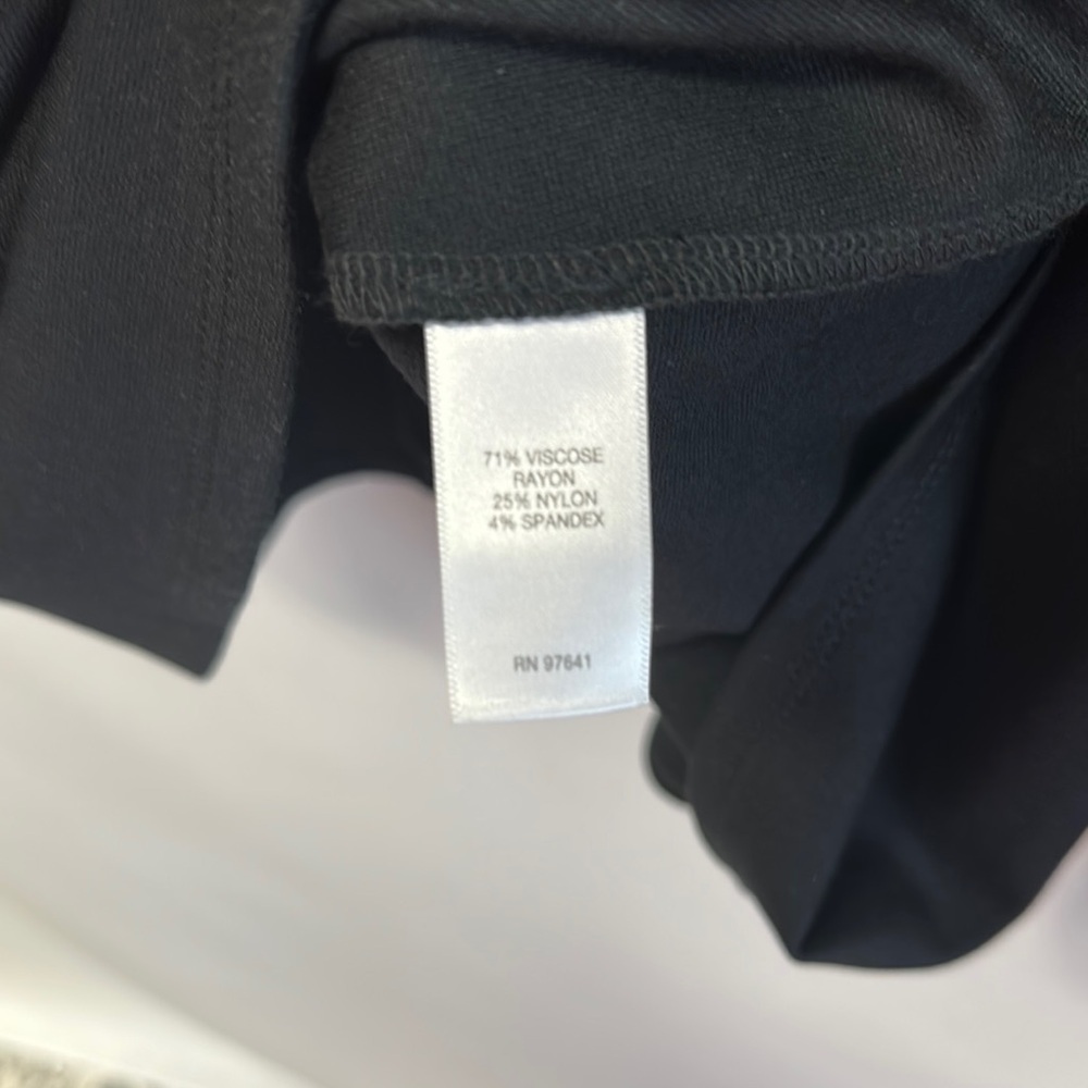 J. Jill Ponte Black Shift Dress Size XL - Picture 4 of 4